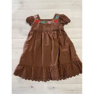 Girls‎ Tea Collection Brown Dress 24 Months